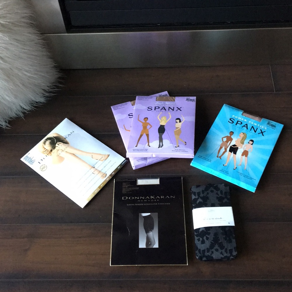 Nylons assorted Spanx, Donna Karan and Loft